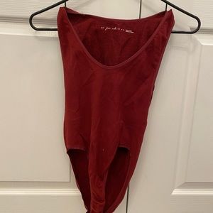 Red Urban Outfitters bodysuit